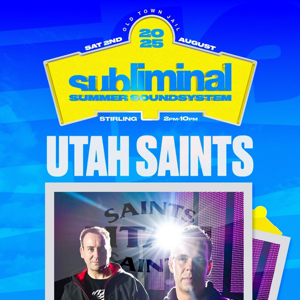 Subliminal Summer Soundsystem 2025, 2 August | Event in Stirling | AllEvents