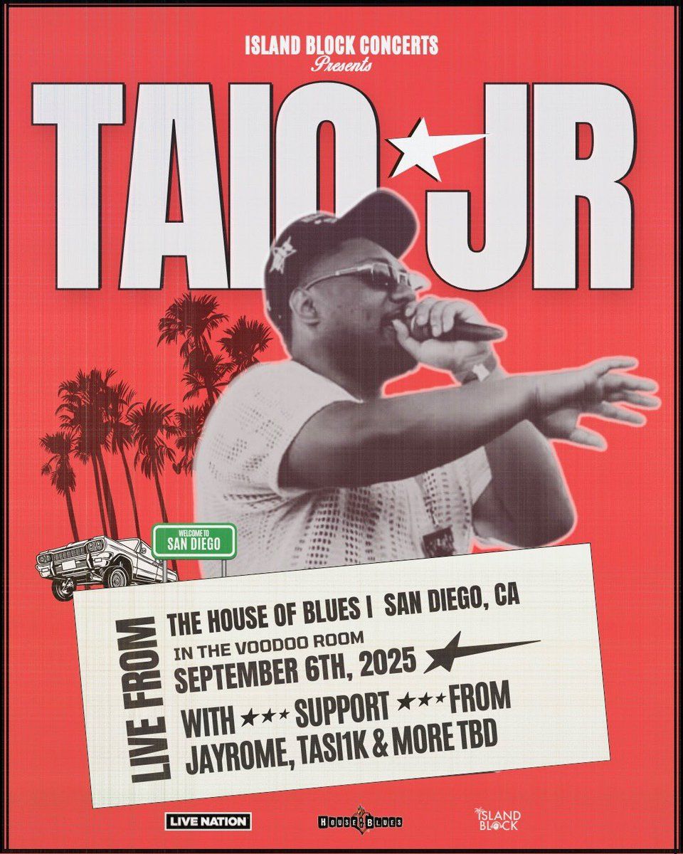 Taiojr, 5 September | Event in San Diego | AllEvents