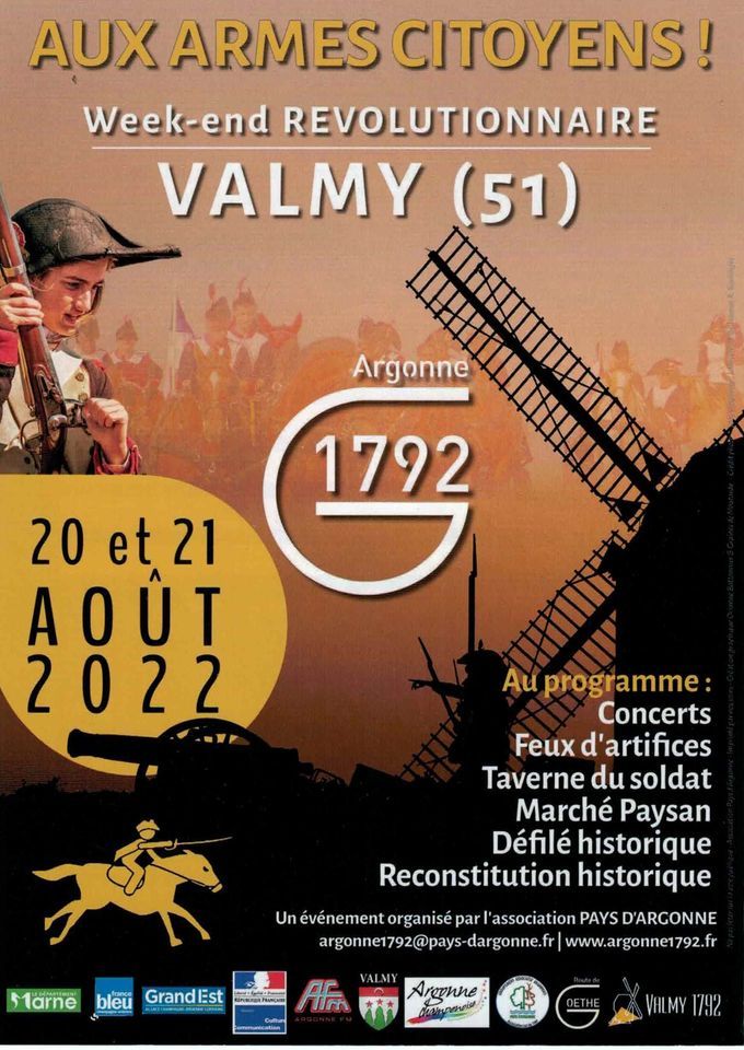 Reconstitution Bataille de Valmy 1792, 51800 Valmy, Dormans, August 19