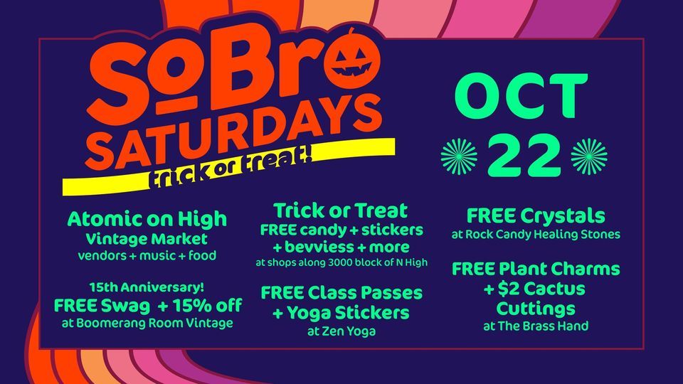 SoBro Saturdays Trick or Treat!, Clintonville, Columbus, Ohio