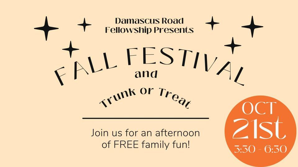 Fall Festival and Trunk or Treat, Damascus Road Fellowship, Belleville, October 21 2023