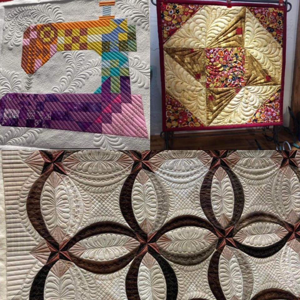 Freemotion Fridays in Appleton August 18th, Feathers, Flowers and