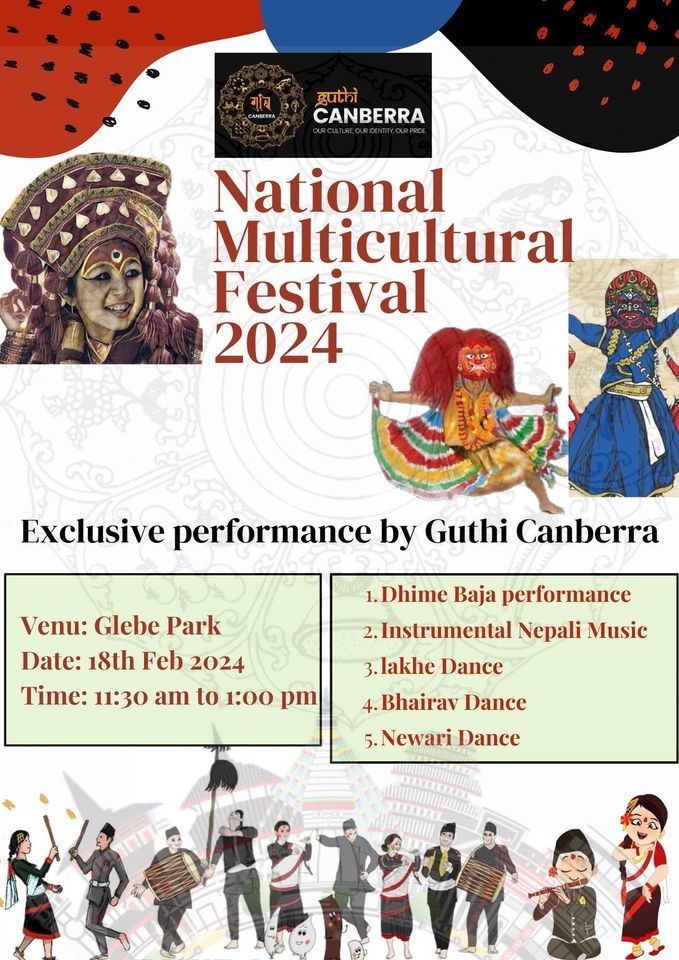 Guthi Canberra Multicultural Festival Canberra 2025, Glebe Park