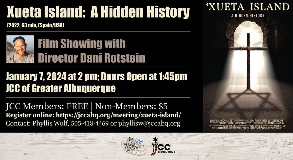 "Xueta Island A Hidden History" FILM SCREENING, Jewish Community