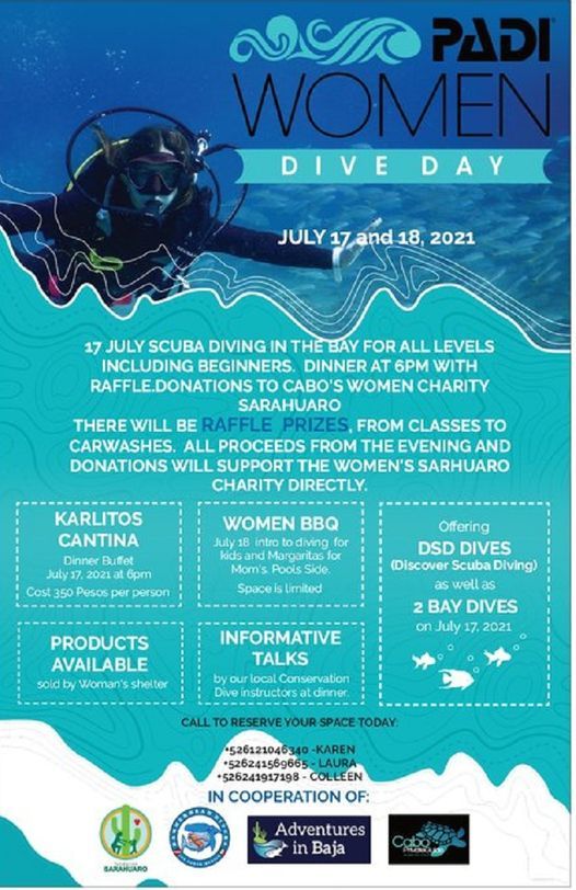 PADI WOMEN CERTIFIED DIVERS Marina Mercado Cabo San PADI WOMEN CERTIFIED DIVERS Marina Mercado Cabo San