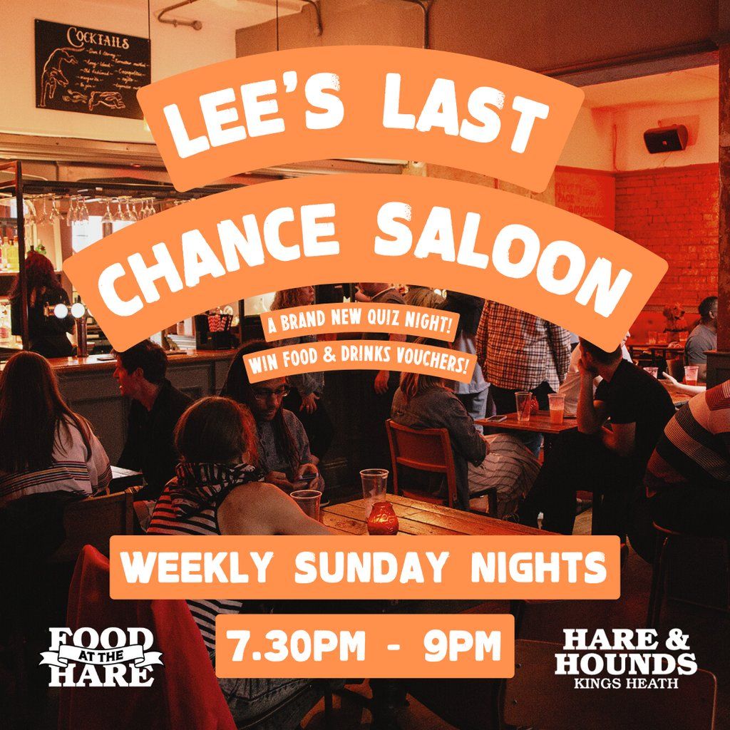 Lee's Last Chance Saloon [Quiz Night] | Event in Birmingham | AllEvents