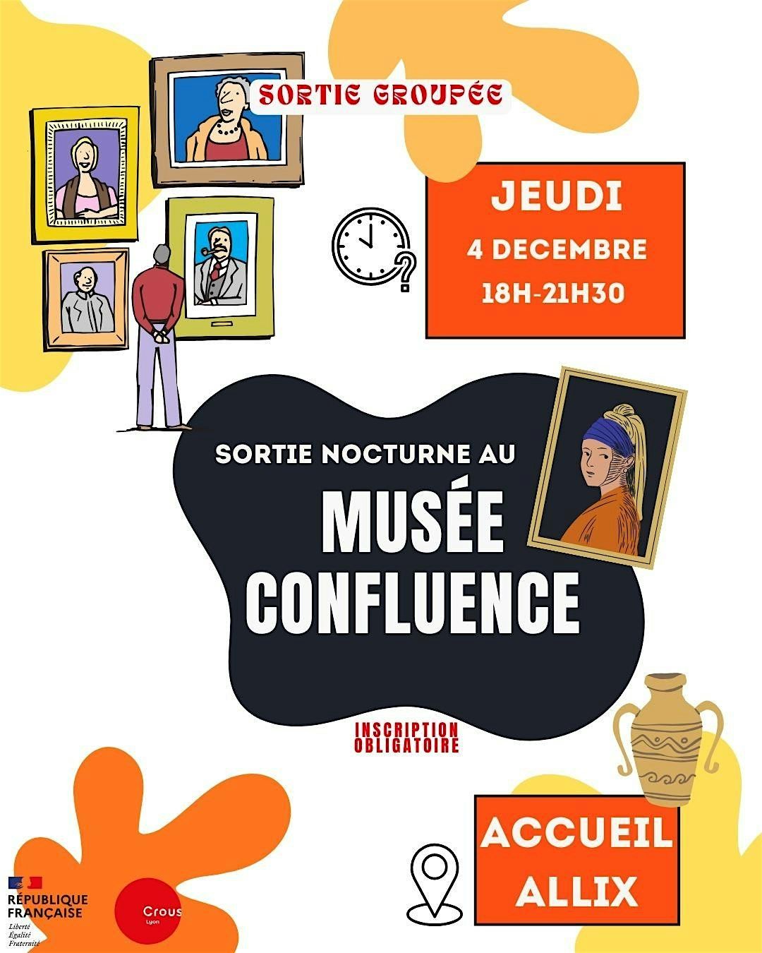 Sortie nocturne au musée des Confluence, 4 December | Event in Lyon | AllEvents