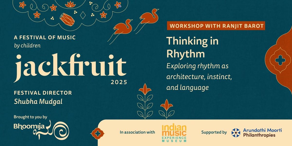Bhoomija: Thinking In Rhythm - Ranjit Barot, 19 September | Event in Bangalore | AllEvents