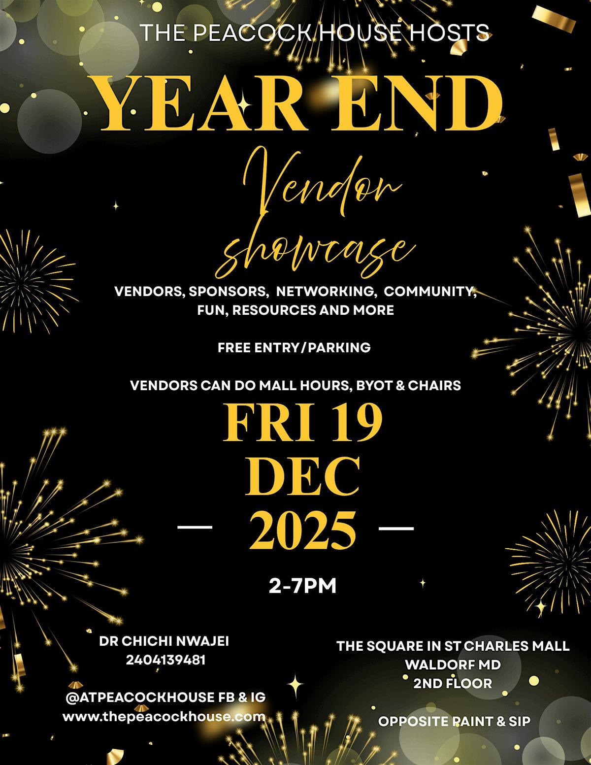 END OF YEAR VENDOR SHOWCASE, 19 December | Event in Waldorf | AllEvents