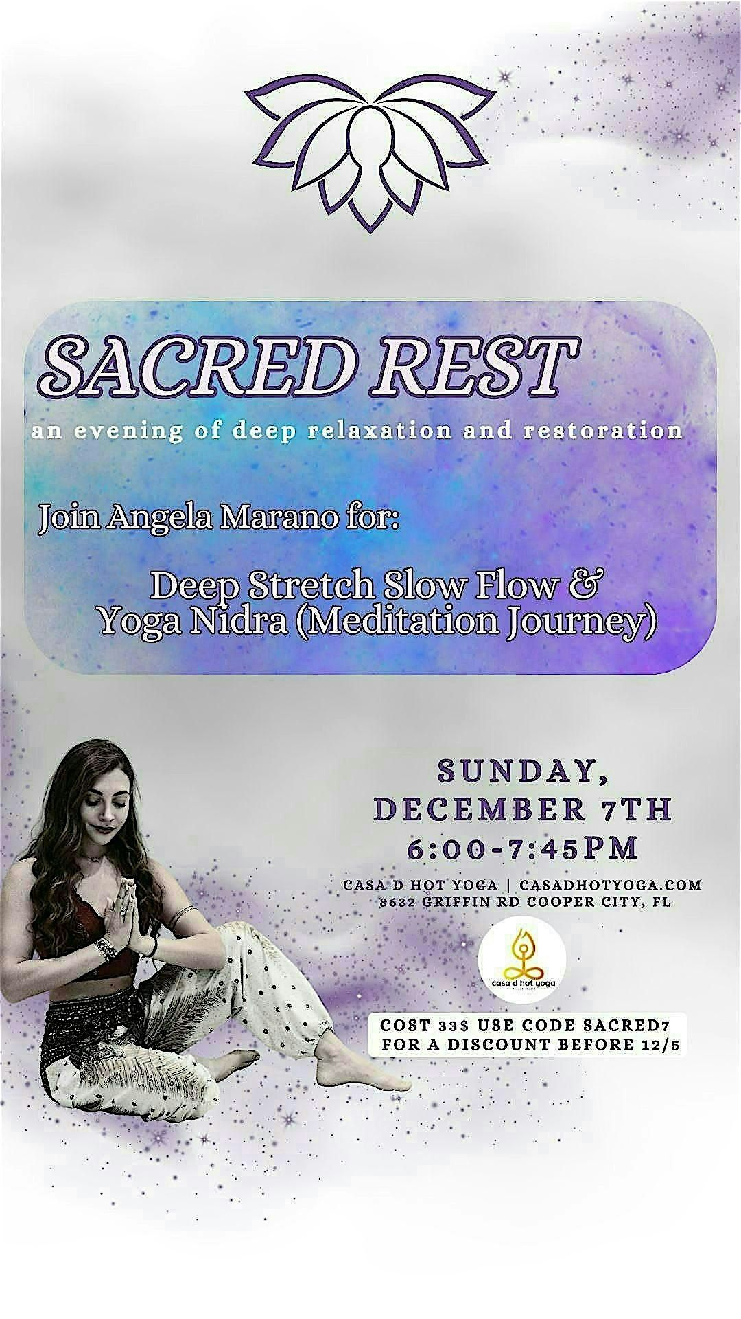 Sacred rest, 7 December | Event in Cooper City | AllEvents