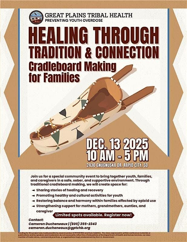 Healing Through Tradition & Connection, 13 December | Event in Rapid City | AllEvents