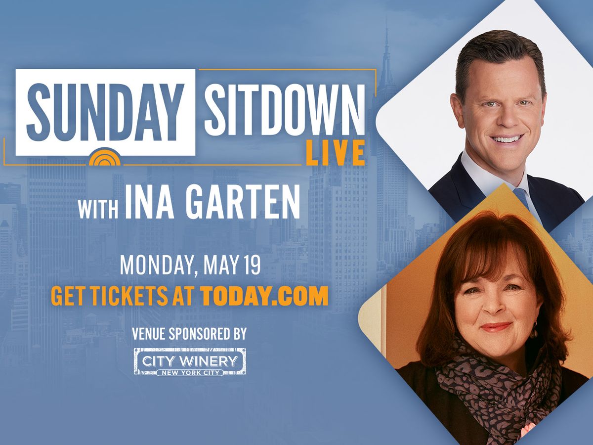 Sunday Sitdown Live: Ina Garten, 18 May | Event in New York | AllEvents