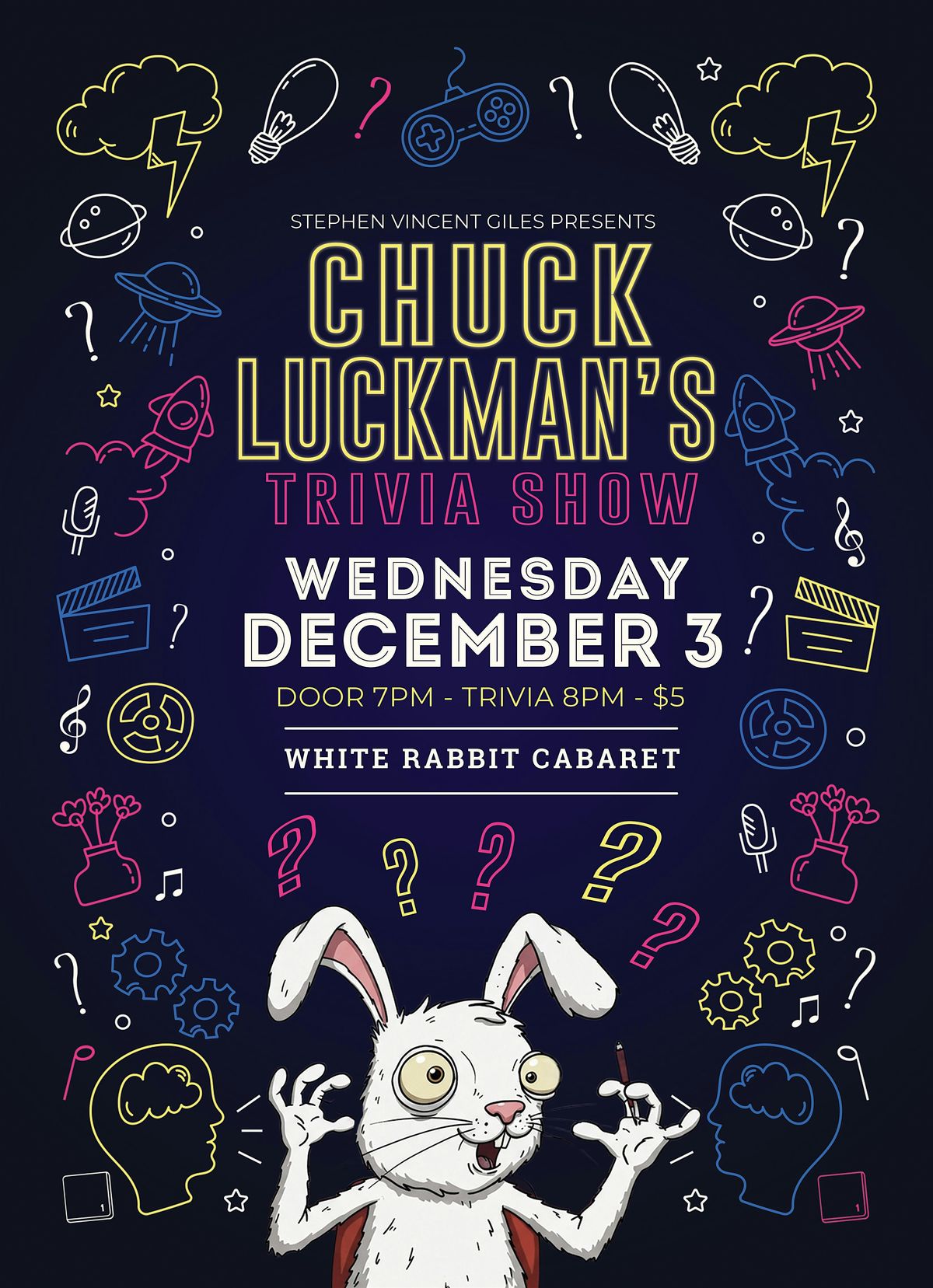 Chuck Luckman's  Trivia Show, 3 December | Event in Indianapolis | AllEvents