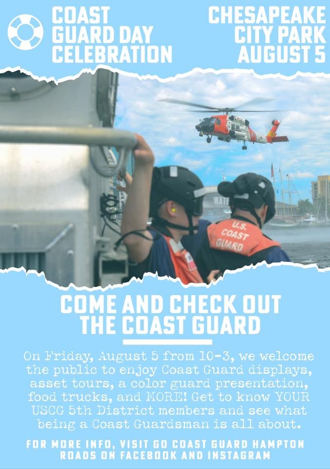 Hampton Roads Public Coast Guard Festival, Chesapeake City Park, August 5 2022 | AllEvents.in Hampton Roads Public Coast Guard Festival, Chesapeake City Park, August 5 2022 | AllEvents.in