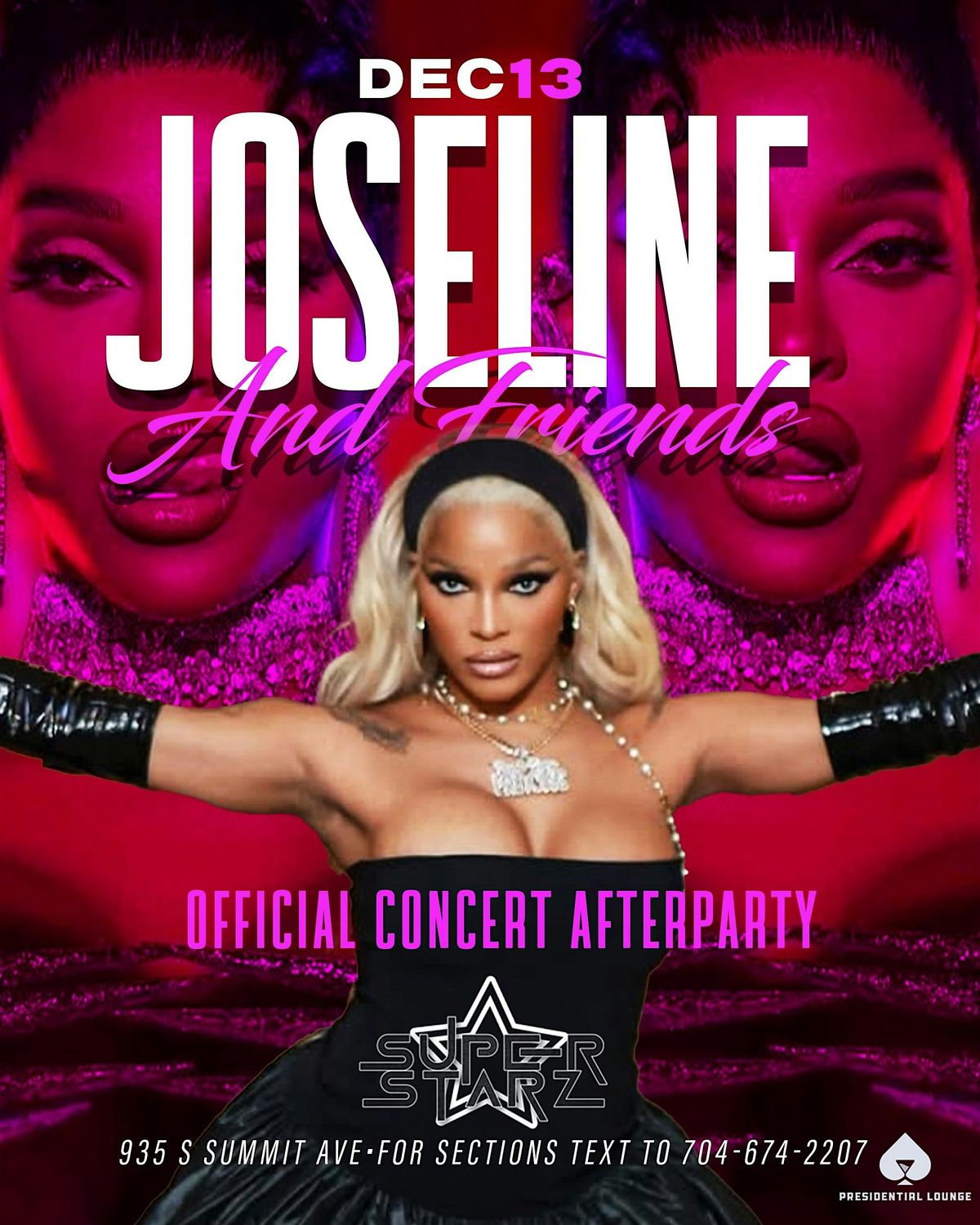 Sat Dec 13th The Return of Joseline Hernandez Text 704-674-2207 for tables, 13 December | Event in Charlotte