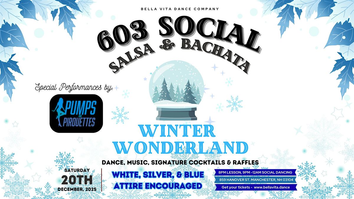 603 Salsa & Bachata Social: Winter Wonderland Edition!, 20 December | Event in Manchester | AllEvents