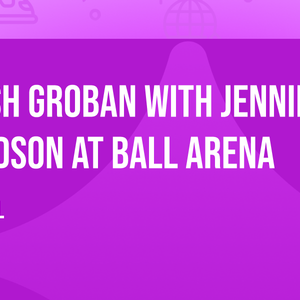 Josh Groban with Jennifer Hudson at Ball Arena