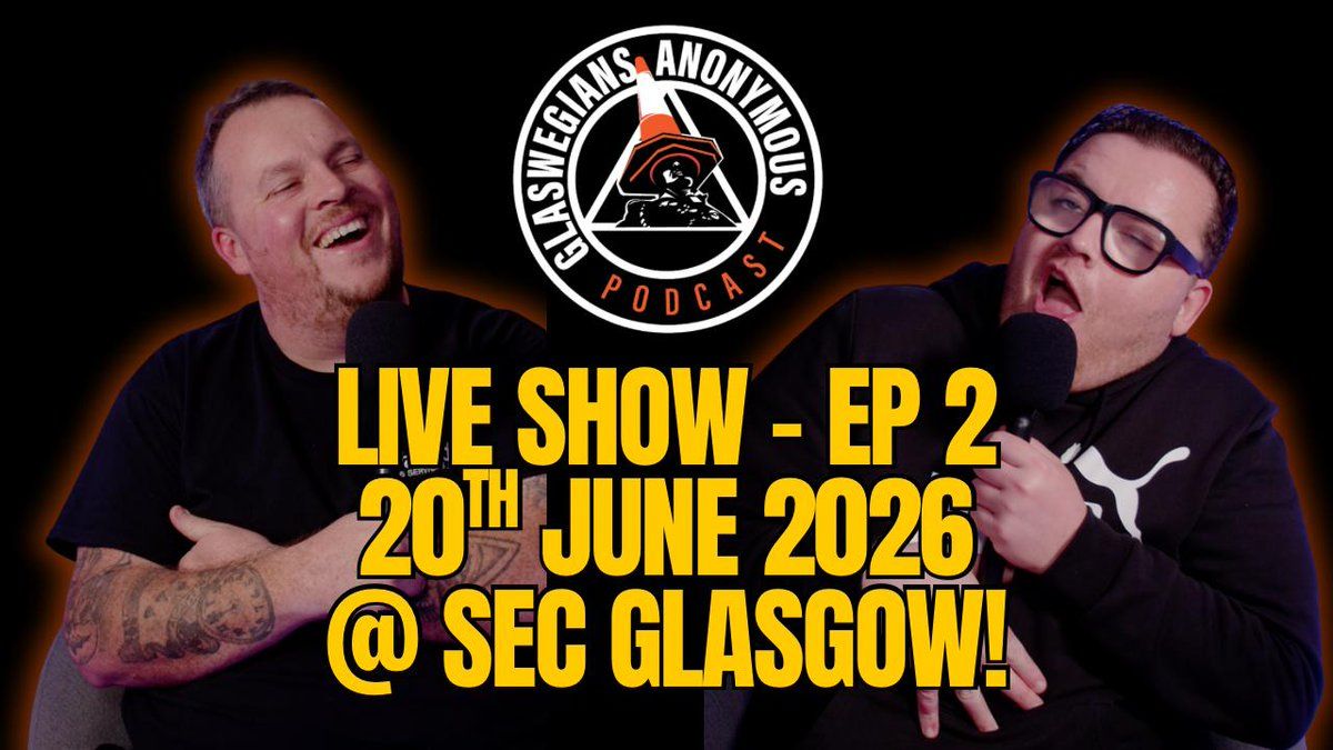 Glaswegians Anonymous Live! Ep:2 at SEC Centre - Lomond Auditorium, 20 June | Event in Glasgow | AllEvents