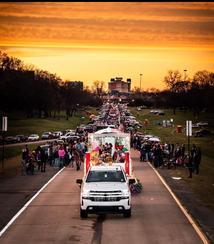 Krewe of Centaur Mardi Gras Parade, Shreveport Louisianna, February 3