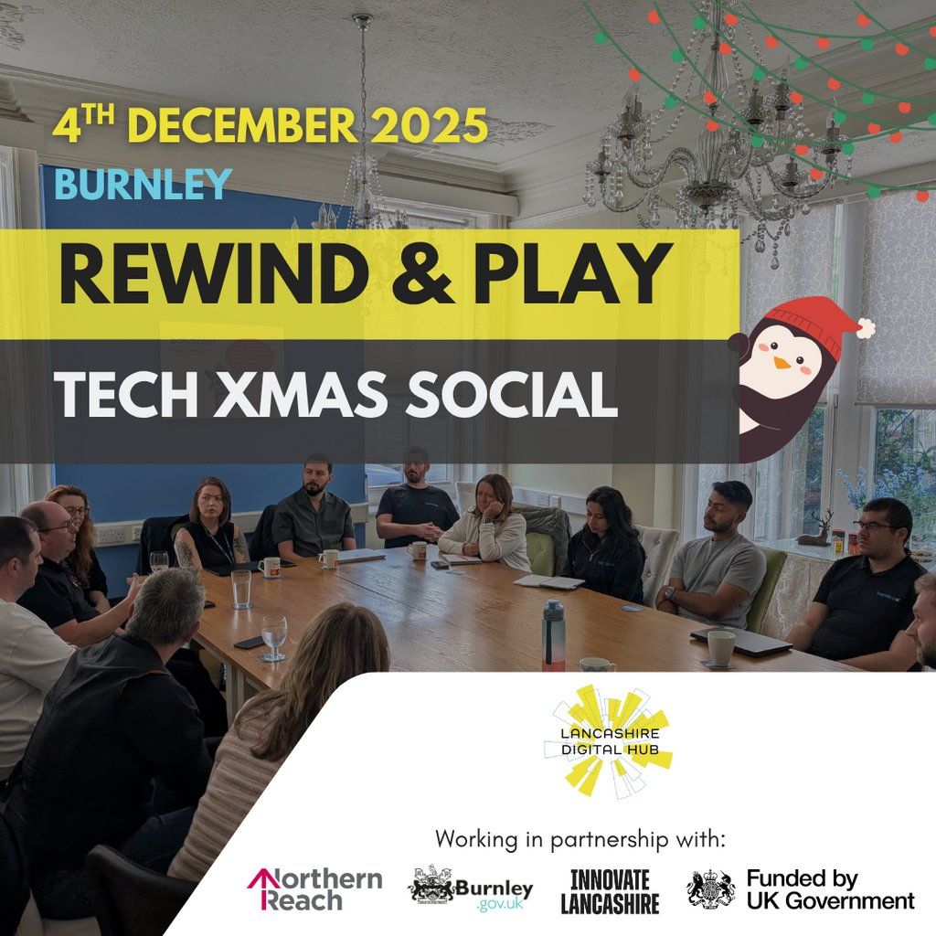 Rewind & Play: Tech Xmas Social, 4 December | Event in Burnley | AllEvents