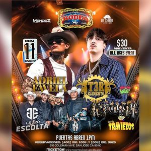 ADRIEL FAVELA, T3R ELEMENTO, NIVEL ADICTIVO, GRUPO ESCOLTA & MAS