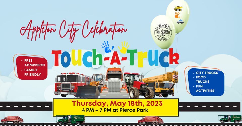 Appleton City Celebration TouchATruck Event, Pierce Park, Appleton