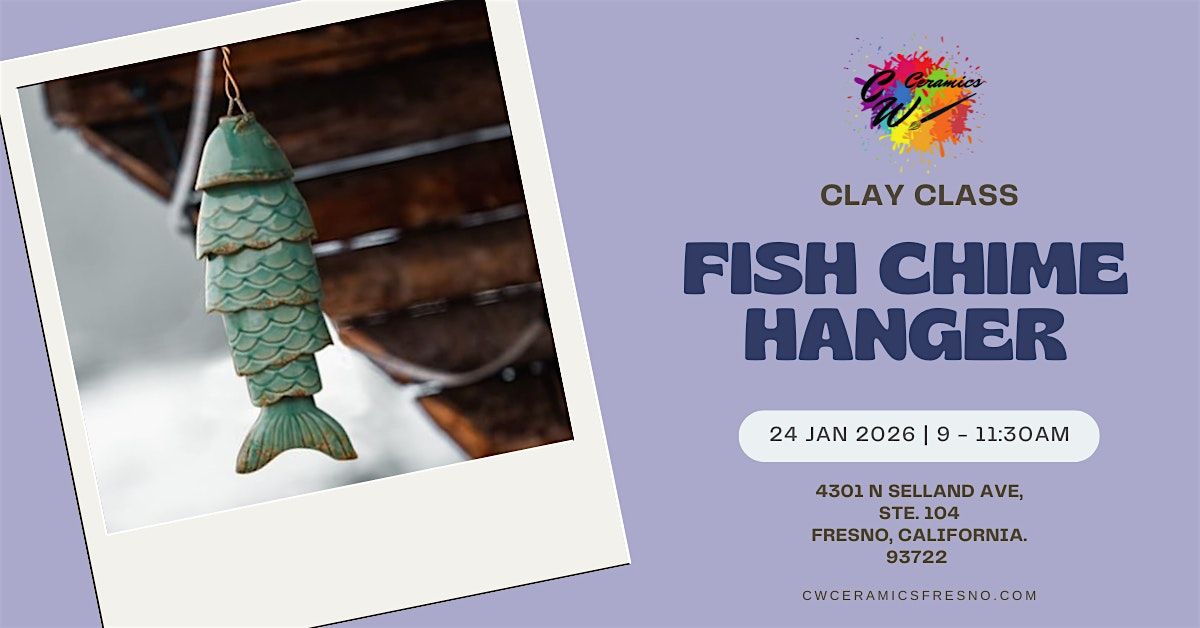 Clay Class: Fish Chime Hanger
