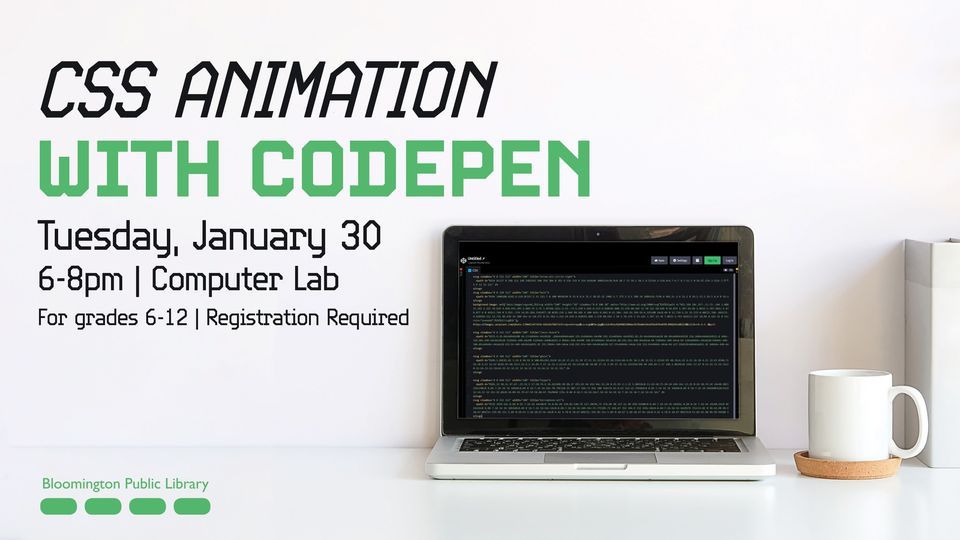 CSS Animation with Codepen, 205 E Olive St Bloomington, IL, United ...