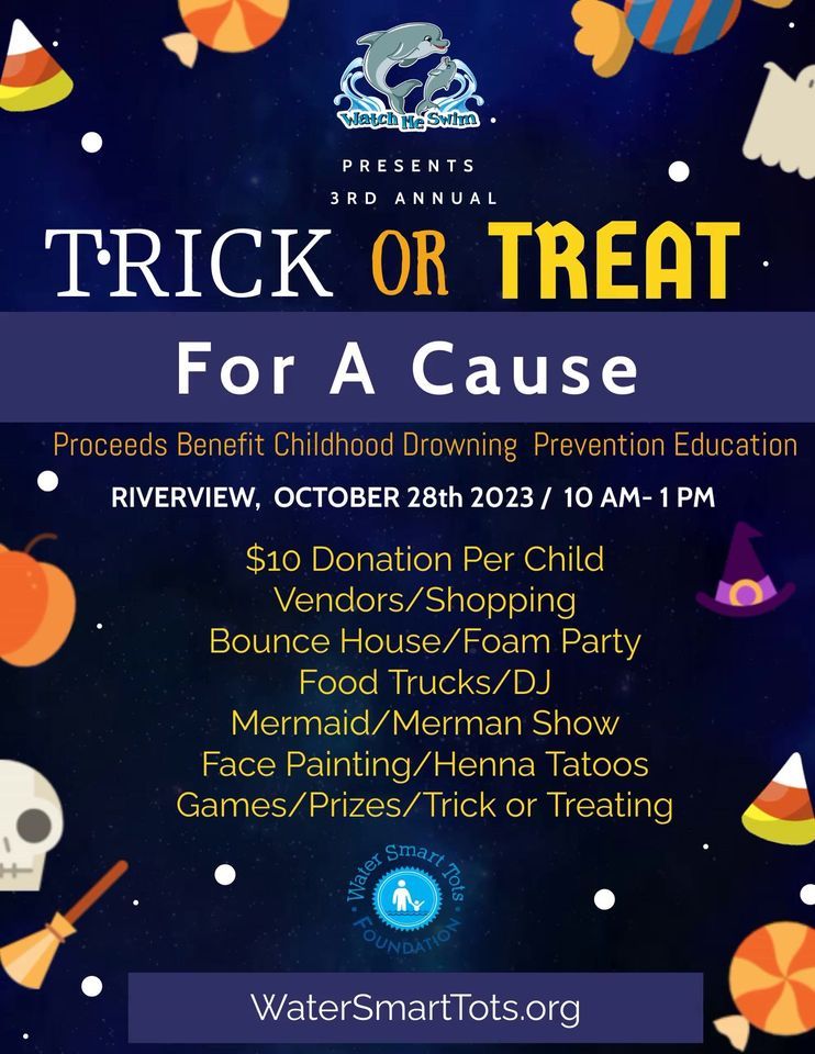 Trick Or Treat For A Cause, Watch Me Swim Survival Swimming & Beyond