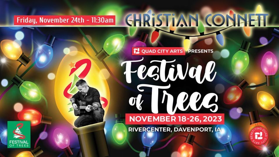 QC Festival of Trees, Davenport River Center, November 24 2025