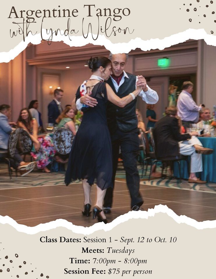 Argentine Tango Session 1 with Lynda Wilson , Armory Learning Arts