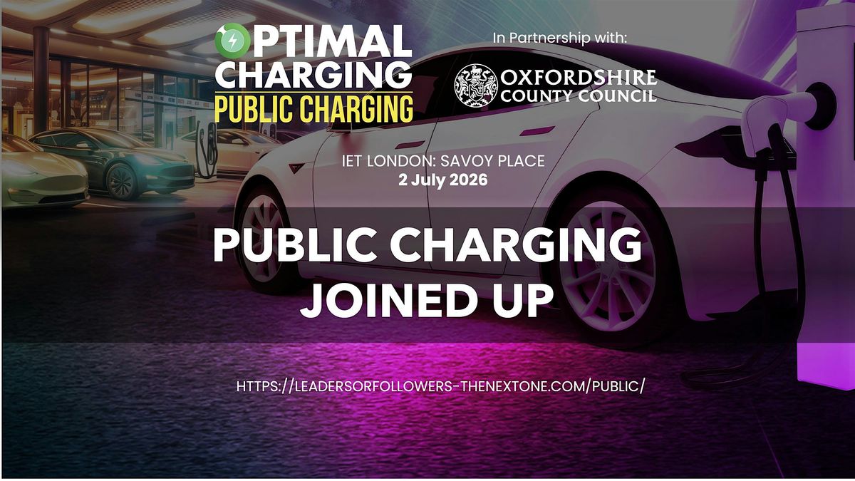 Optimal Charging: Public Charging – Things to Do in London | AllEvents