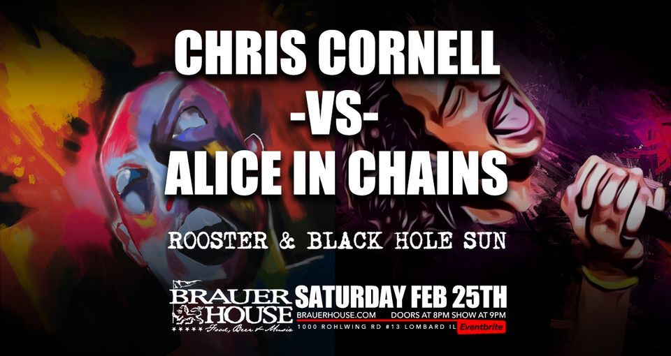 Chris Cornell vs Alice in Chains w/ tributes Rooster & Black Hole Sun ...