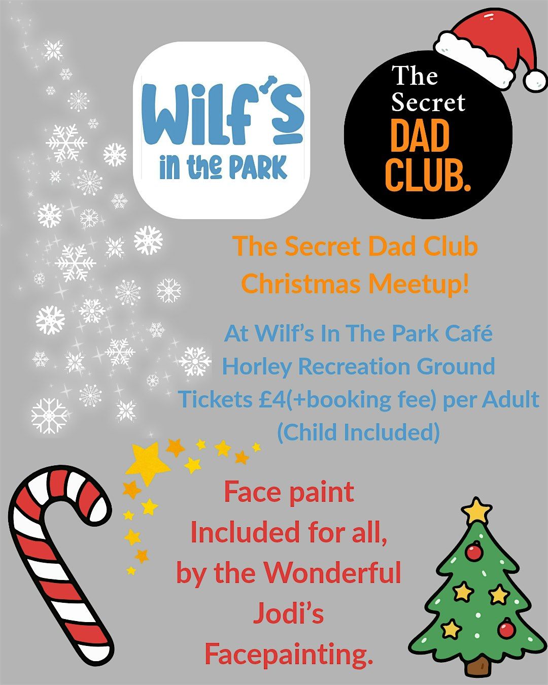 The Secret Dad Club at Wilf's In the Park Xmas, 14 December | Event in Horley | AllEvents