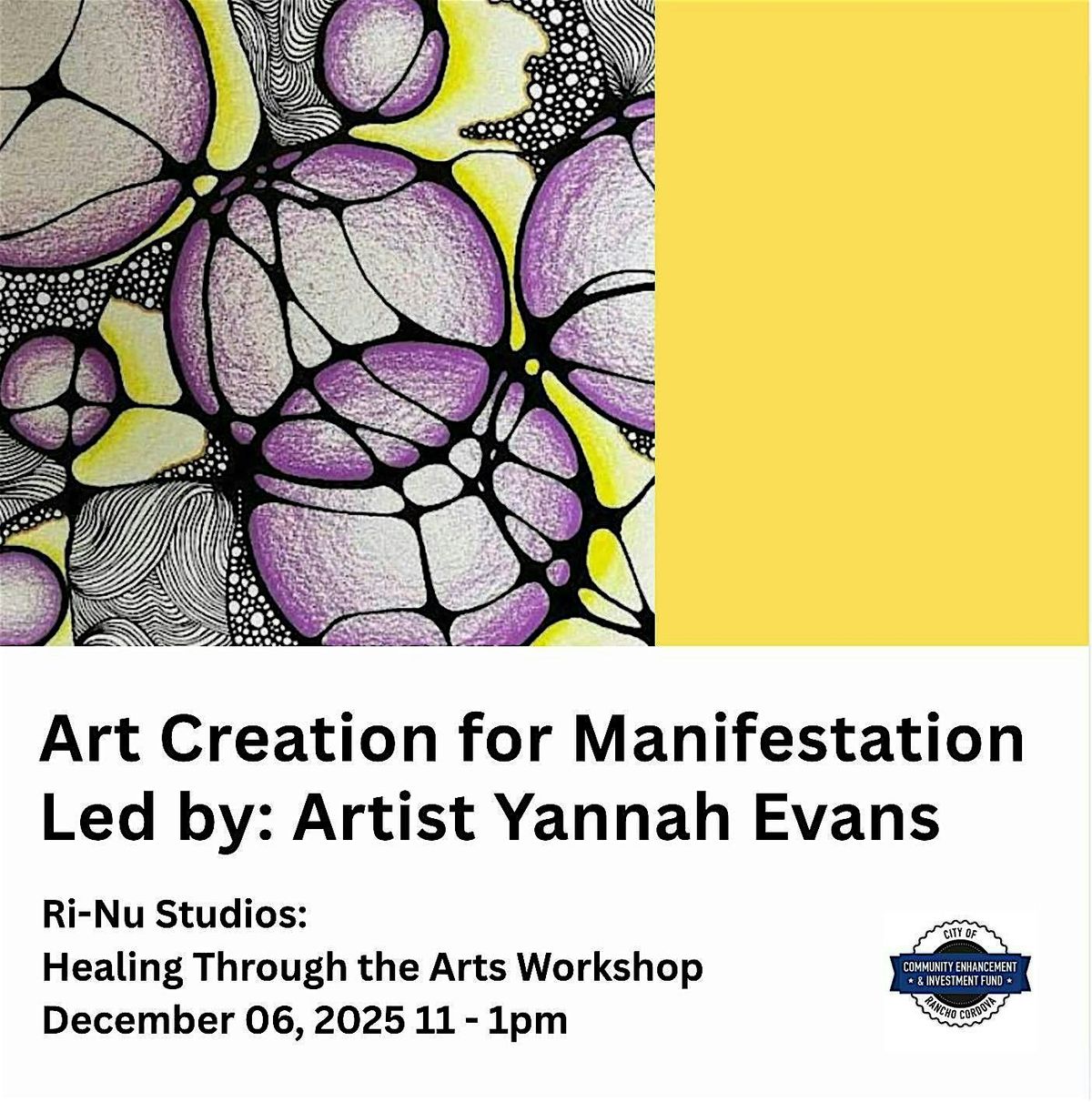 Art Creation for Manifestation, 6 December | Event in Sacramento | AllEvents