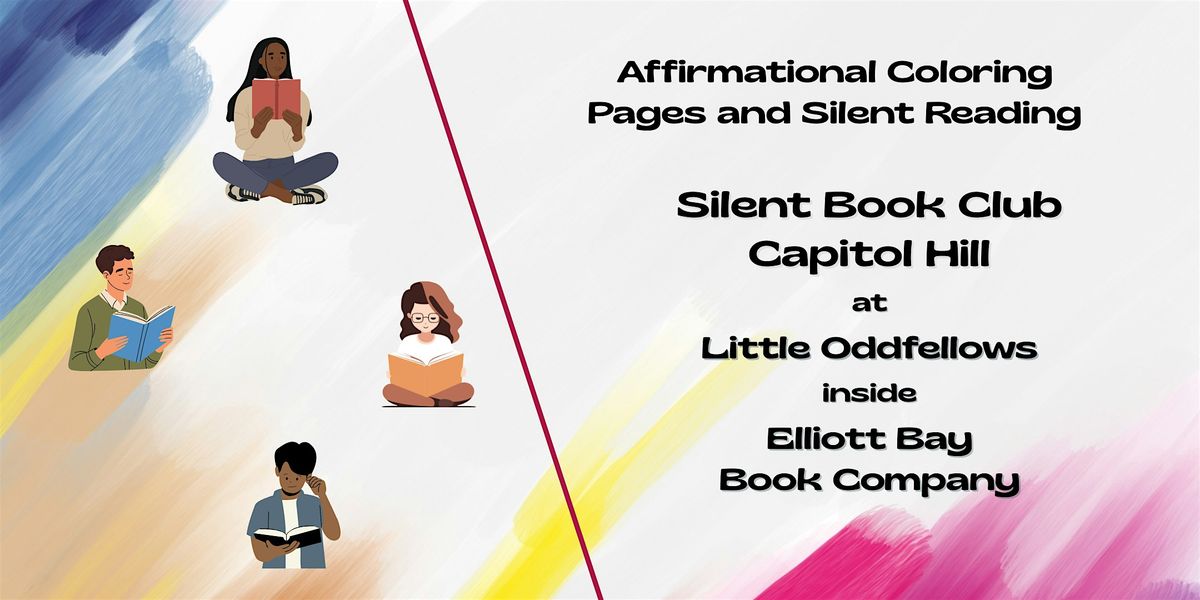 Affirmational Coloring Pages and Silent Reading!!, 11 December | Event in Seattle | AllEvents
