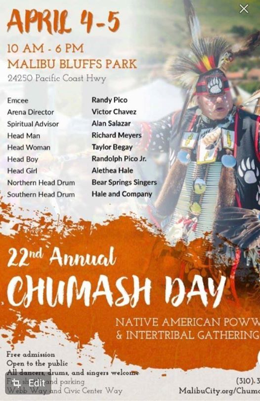 Malibu Pow wow, Malibu Bluffs Park, April 4 to April 5 AllEvents.in