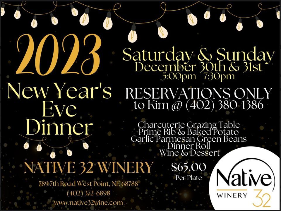 New Year s Eve Dinner Native 32 Winery West Point December 30 To new-year-s-eve-dinner-native-32-winery-west-point-december-30-to