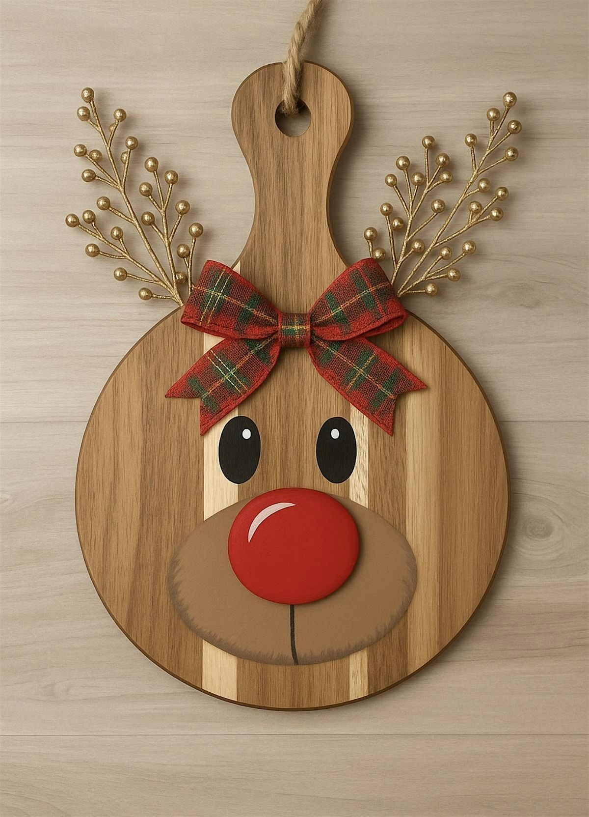 ✨ Rustic Reindeer Cutting Board Workshop — Make the CUTEST Holiday Decor | Event in Humble | AllEvents