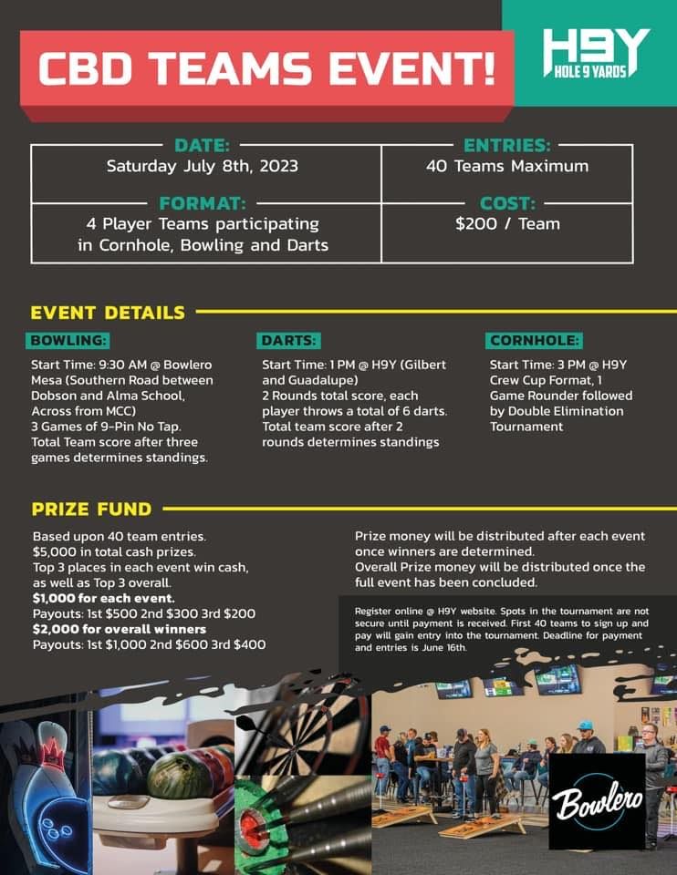 Grubby’s CBD Team Event, 8 July | Event in Gilbert | AllEvents.in