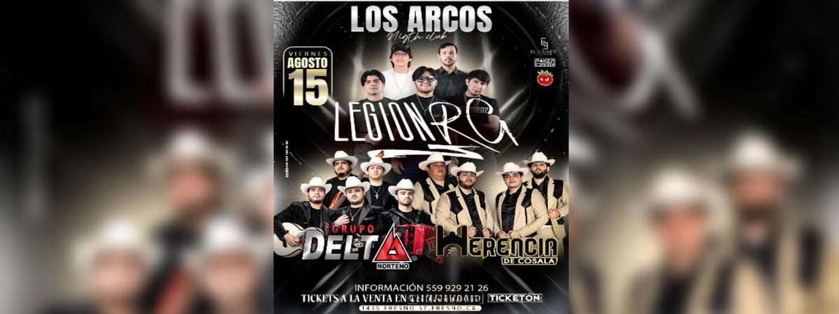 LEGION RG, GRUPO DELTA NORTEÑO Y MAS | Event in Fresno | AllEvents