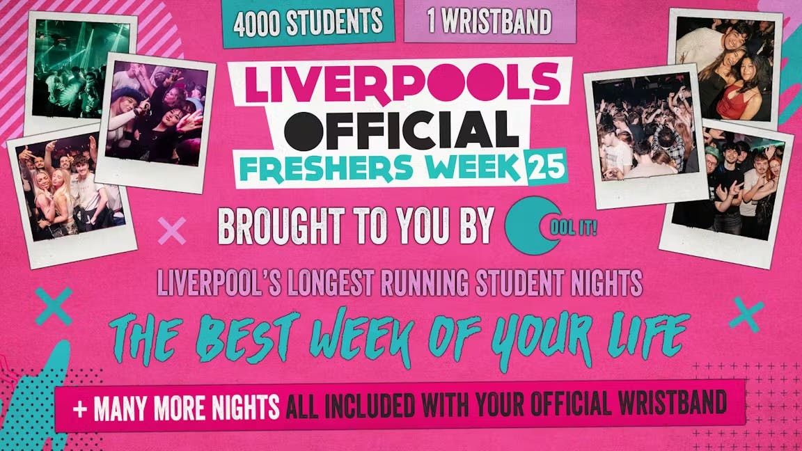 Liverpool's OFFICIAL All Access Freshers Wristband 2025 , 14 September | Event in Liverpool | AllEvents