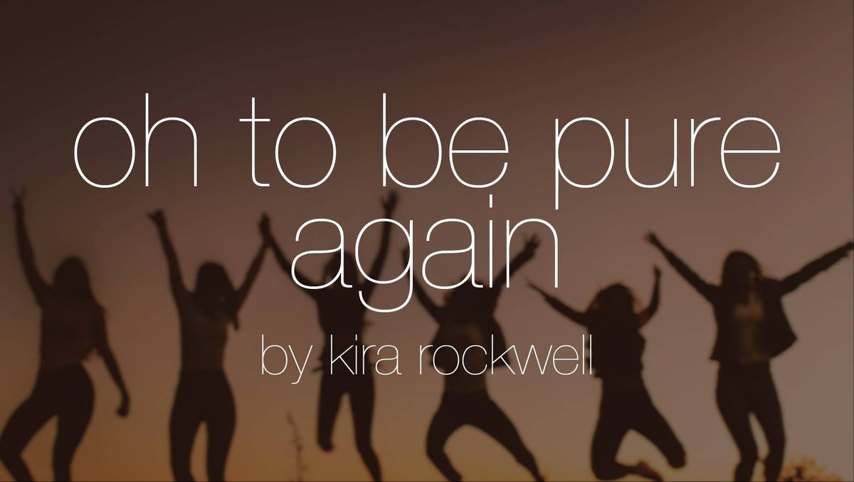 Oh to be Pure Again at Valborg Theatre - Appalachian State University, 25 February | Event in Boone | AllEvents