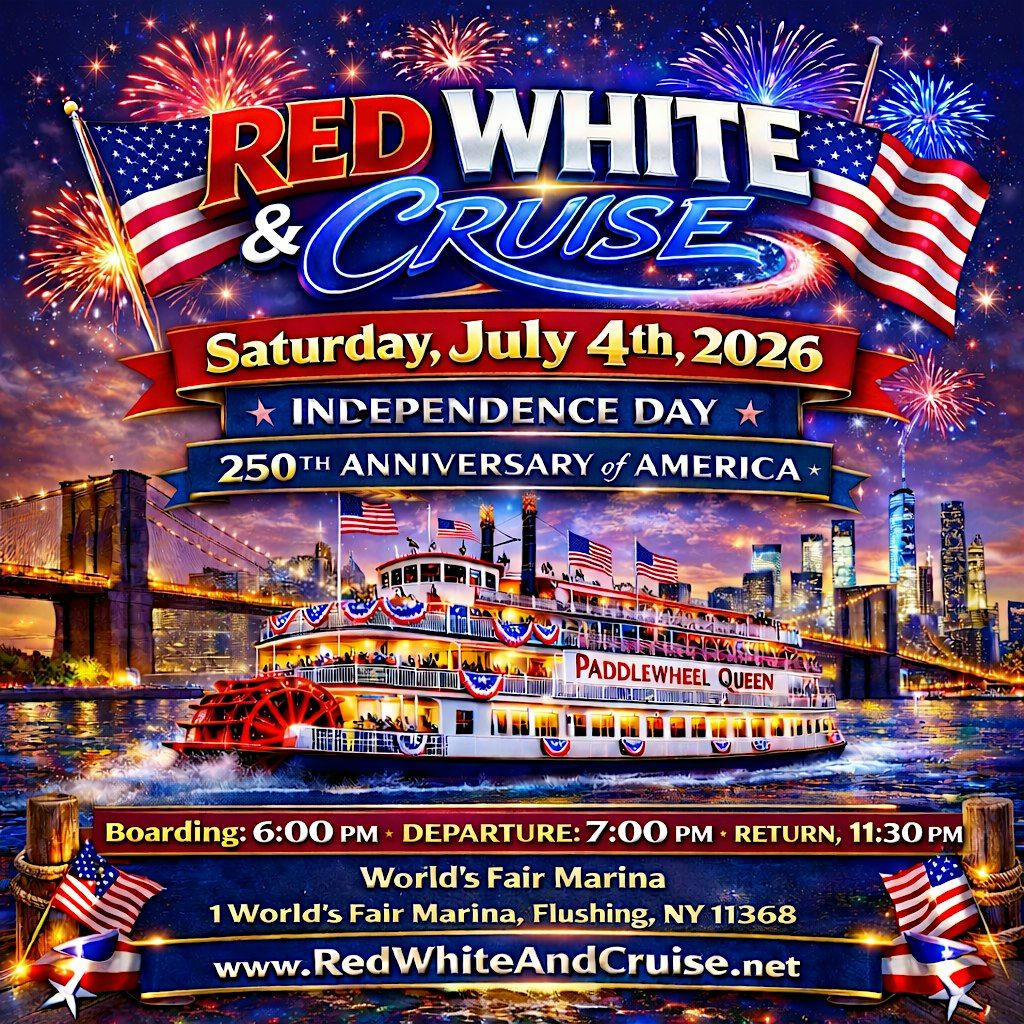 NYC 4th of July Fireworks Boat Ride 2026 | Red White & Cruise | America 250