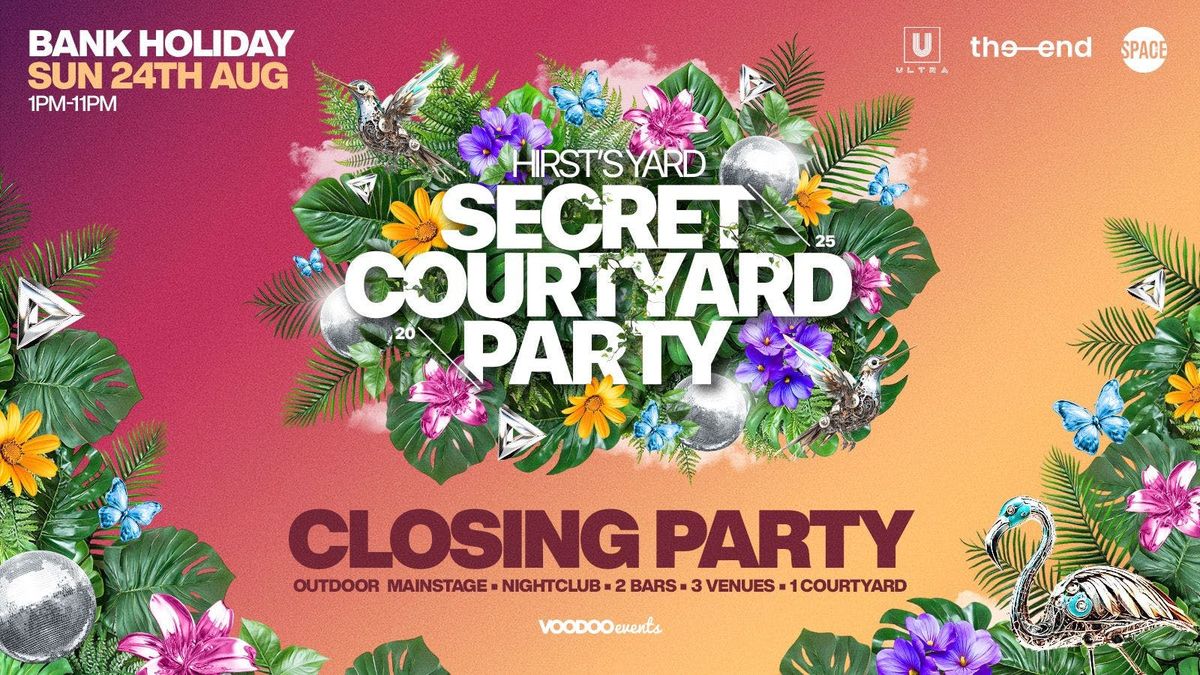 Secret Courtyard Closing Party  - 24th August, 24 August | Event in Leeds | AllEvents