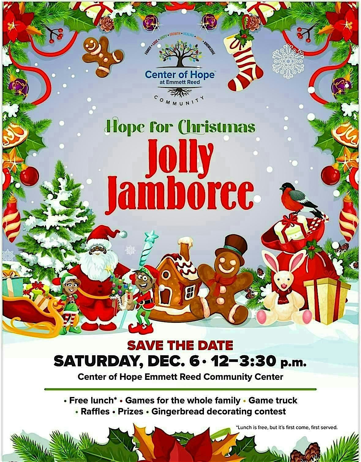 Hope for Christmas Jolly Jamboree, 6 December | Event in Jacksonville | AllEvents