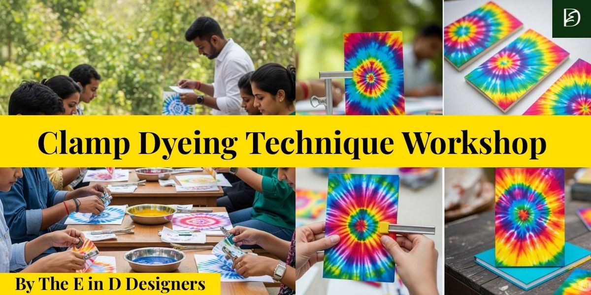 Clamp Dyeing Technique- Make your own Book Cover, 19 July | Event in Ahmedabad | AllEvents