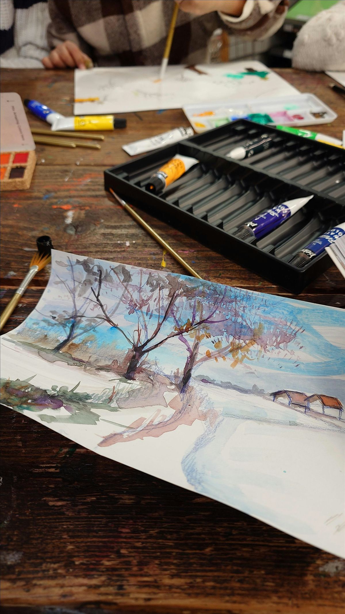 Winter Watercolour Workshop with Trapped in Zone One, 1 December | Event in London | AllEvents