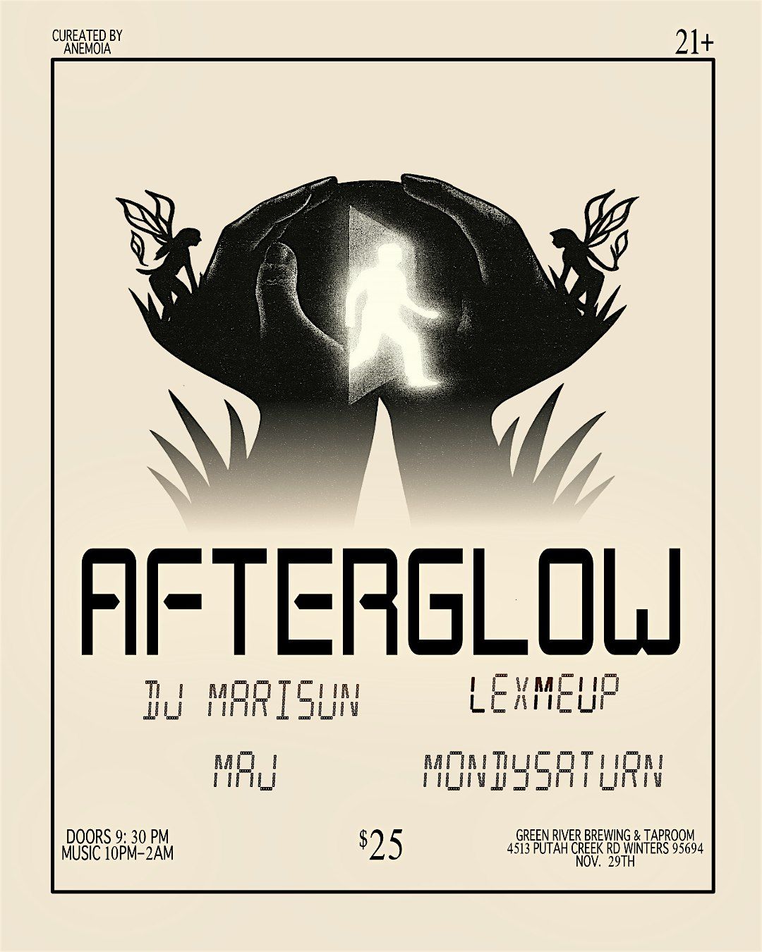 AFTERGLOW AT GREEN RIVER hosted by ANEMOIA!, 29 November | Event in Winters | AllEvents