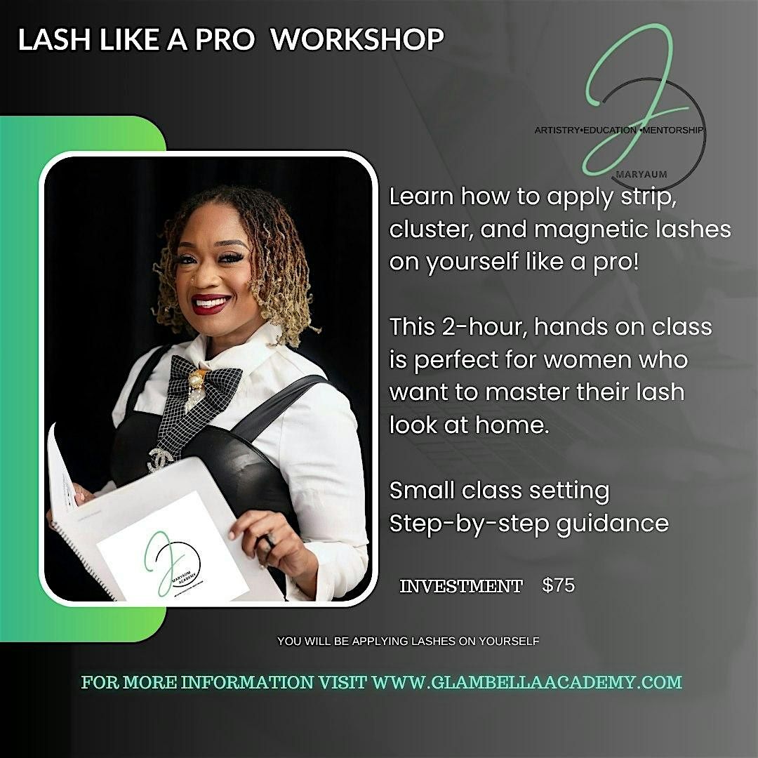 Lash Like A Pro Workshop, 23 November | Event in Tampa | AllEvents